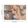 Cutecore Sailor Moons Tapestry Bedroom Decoration Wall Hanging Blanket Tapestry Cool Stuff For Room