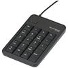 Elecom Numeric Keypad Wired Membrane M Size RoHS Directive Compliant Black TK-TCM011BK/RS