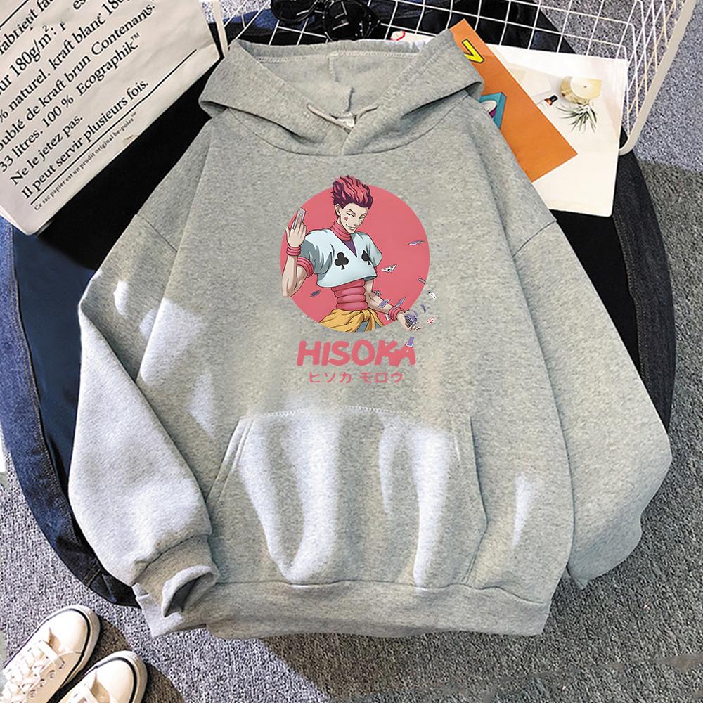 Cute Unisexs Hunterxhunter Hoodies Hunter X Hunter Unisex Women Pullovers Hoodies Sweatshirts Killua Zoldyck Hisoka 90s Anime Hoody