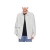 Letter Print Solid Color Lapel Single-Breasted Drop Shoulder Long Sleeve Jacket Men jackets Off-White LMT007807204596A