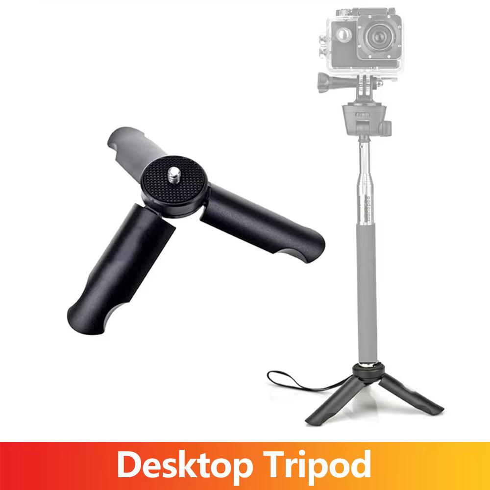 Mini Desktop Tripod Portable Selfie Stand For GoPro Hero 13 12 11 10 9 8 SJCAM Insta360 AKASO DJI Osmo Action Camera Accessories