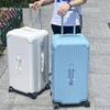 Durable, Extra-Large Rolling Suitcase with Combination Lock – Unisex Travel Luggage