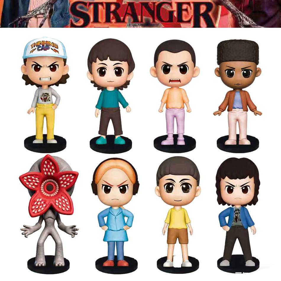 Neuestes 8-teiliges Set Demogorgon Stranger Things Vecna Desktop-Ornament Spielzeug Kindergeschenke Figur Sammlerstück Für Tischdekor