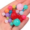 20pcs/lot 16mm Colorful Round Acrylic Beads Jelly Beads Loose Spacer Beads For Jewelry Making DIY Bracelets Necklace Accessories