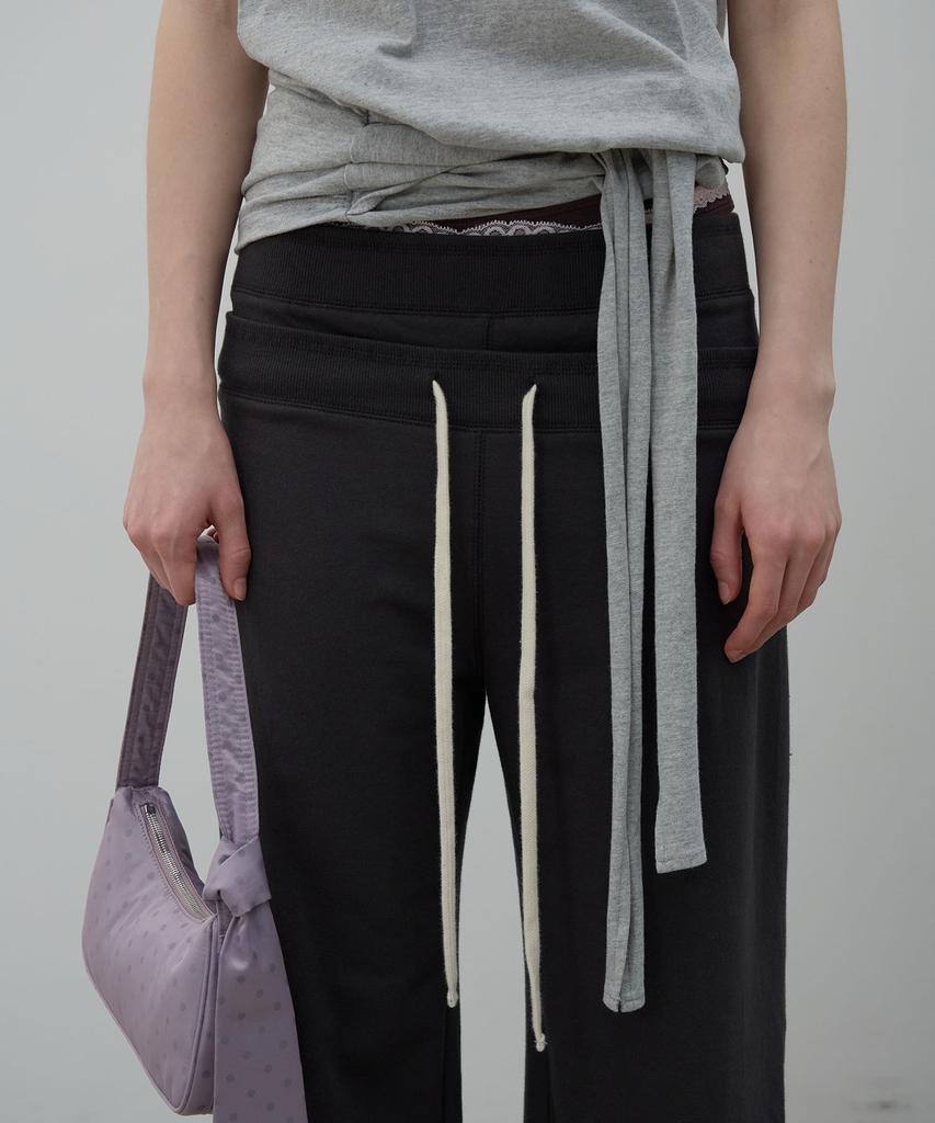 LCDC™ Double Waist Jersey Pants (Dark Gray)