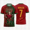 Kids Unisex Ronaldo#7 Football Soccer Jersey Breathable Argentina Kid Sportswear Casual Training Fan Uniform T Shirt