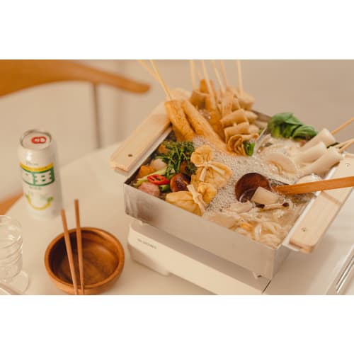 Dr.HOWS Cypress Steamer, 2-Tier Full Set, Made of Natural Cypress, Korean Steamer, Oden Pot, Hot Pot, 26cm X 26cm Large Capacity, Induction Compatible