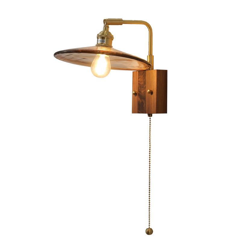 Japanese Retro Modern Minimalist Wall Lamp for Bedroom, Living Room, Dining Room, Study, and Bathroom