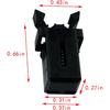 ZCZQC 10PCS Black Trash Can Lock Replacement Kit Spring Press Buckle Touch Top Can Button Plastic Repair Clip Push Switch Self Locking Tissue Box