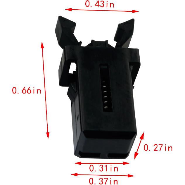 ZCZQC 10PCS Black Trash Can Lock Replacement Kit Spring Press Buckle Touch Top Can Button Plastic Repair Clip Push Switch Self Locking Tissue Box