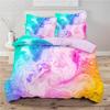 Rainbow Gradient Bedding Set Gradient Colors Duvet Cover with Pillowcases Single Twin Full Queen King Girl Kids Quilt Cover