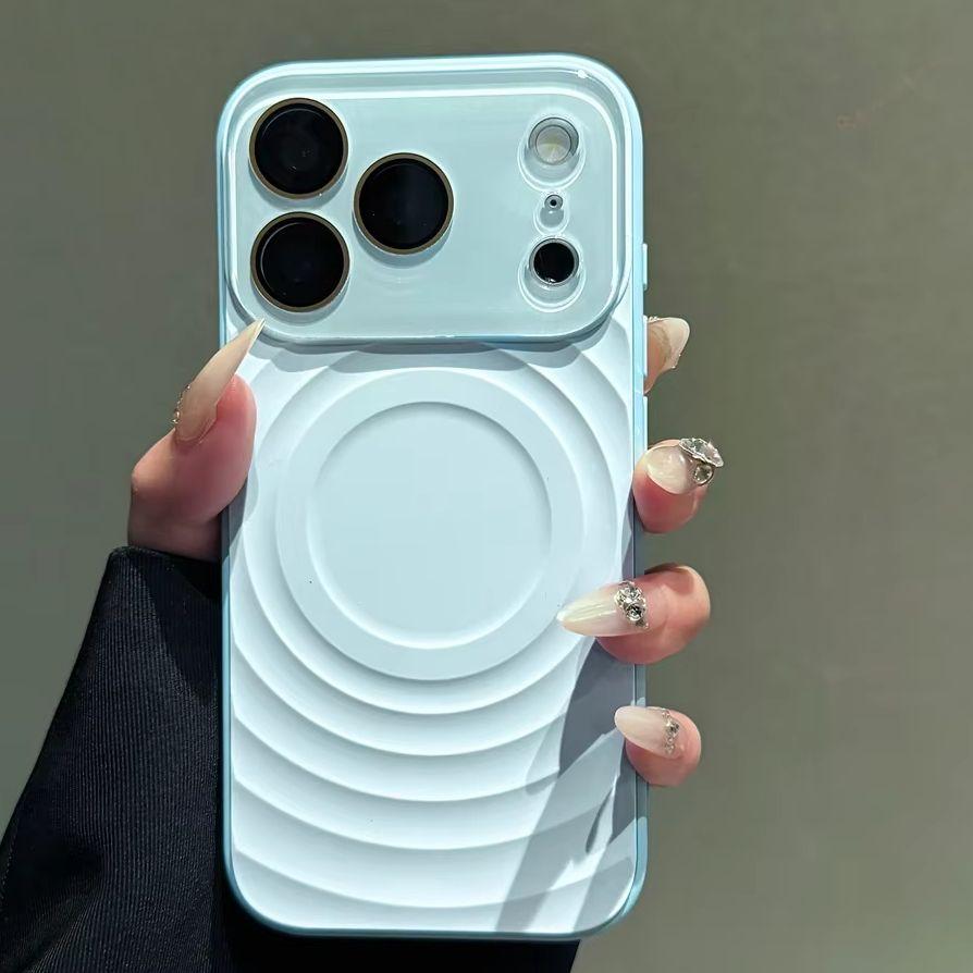 Liquid Silicone Magnetic Phone Case For iPhone 17 13 14 15 16 Pro Max 17Pro 16Pro Magsafe Official Charge Protector Cover