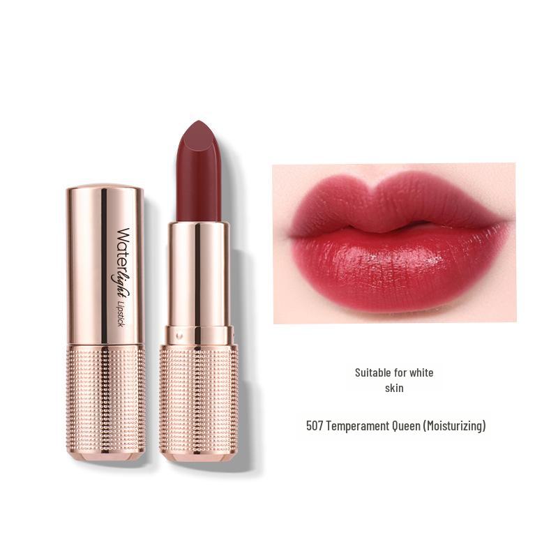 Xuefei Yiren No-Stick, No-Fade Carotene Color-Changing Lipstick - Moisturizing Red Cherry.