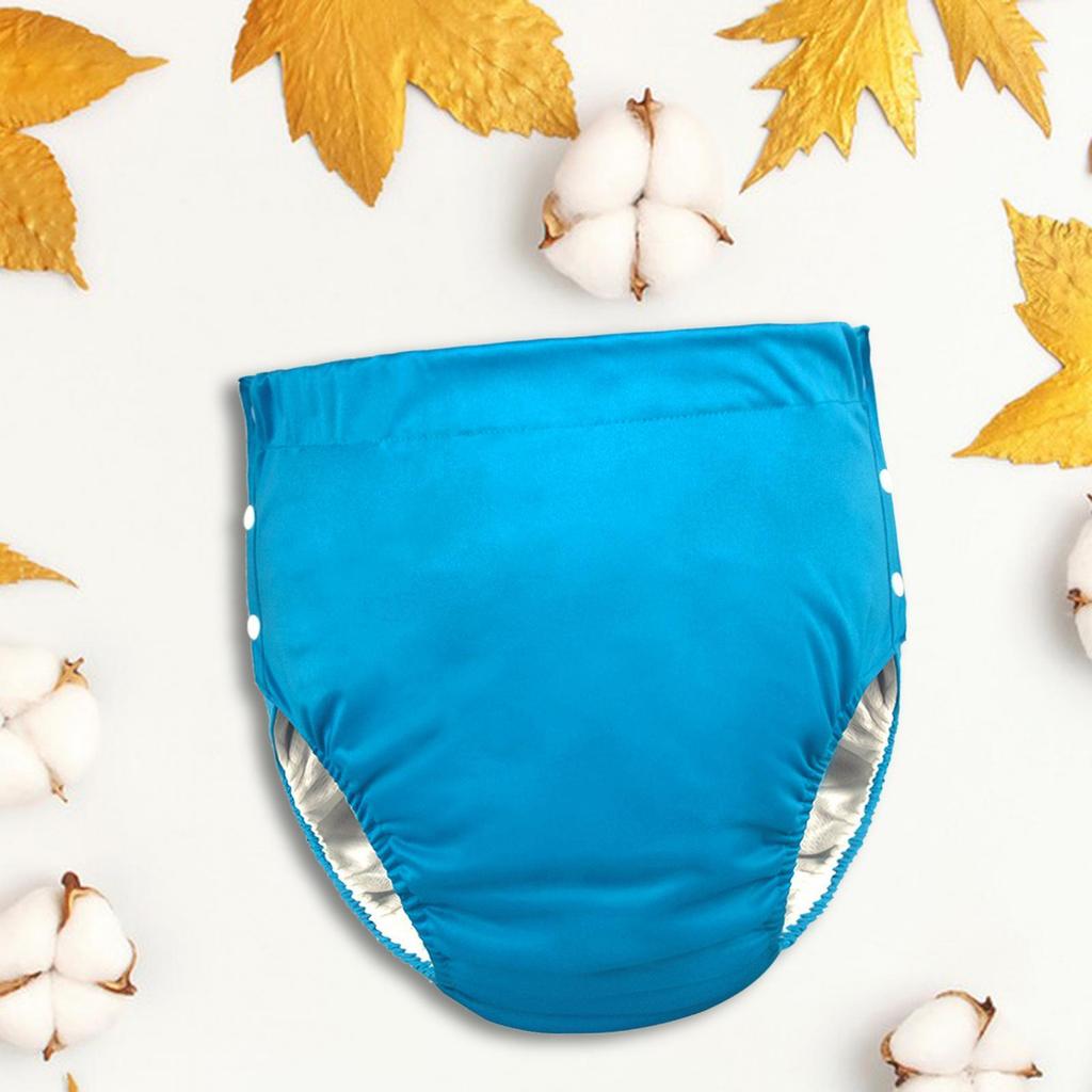 Adult Cloth Diaper Incontinence Pants Adjustable Nappy Cover Reusable Breathable Underwear
