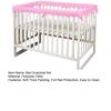 1 Set Breathable Mesh Crib Rail Cover, Soft Baby Teething Protector for Crib Rails, Thick Pad for Toddler Bed, Edge Guard for Nursery