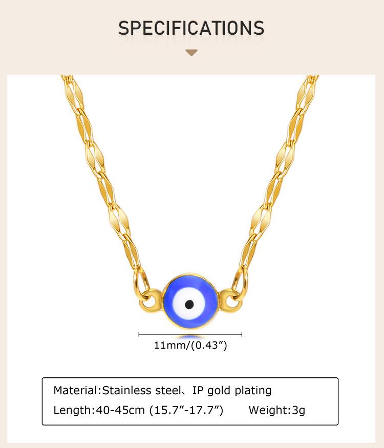 Böser Blick Halskette für Frauen, Kleiner Türkisblauer Augen Anhänger, Schutz Nazar Amulett Schutz Schmuck