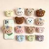 Adorable Plush Bear Phone Holder: Airbag & Shock Absorber