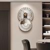 Light Luxury Modern Clock Wall Clock Living Room Background Wall Clock Abstract Silent High-end Feeling Dining Room Wall Clock