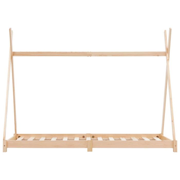 VidaXL Kid's Bed Frames Kid's Cabin Bed Children's Bed Structure House Children's Bedroom Interior 90x200 Cm 283357