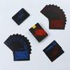 Waterproof Black Plastic Poker Cards Durable Playing Cards Gambling Board Game Family Home Gift