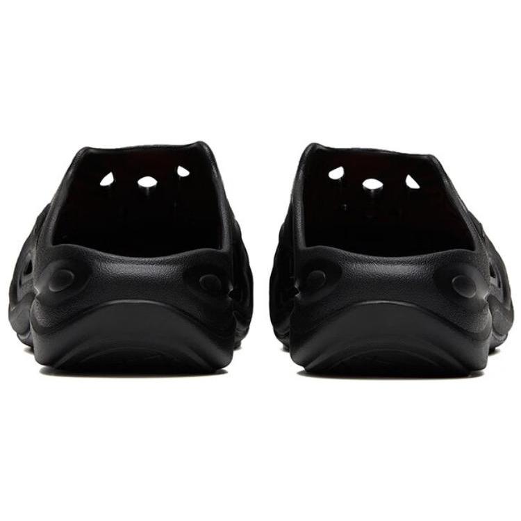 Anta Chaobai 1.0 Comfortable Slip Resistant Abrasion Resistant Slide Slippers Men's Black 112338501-3