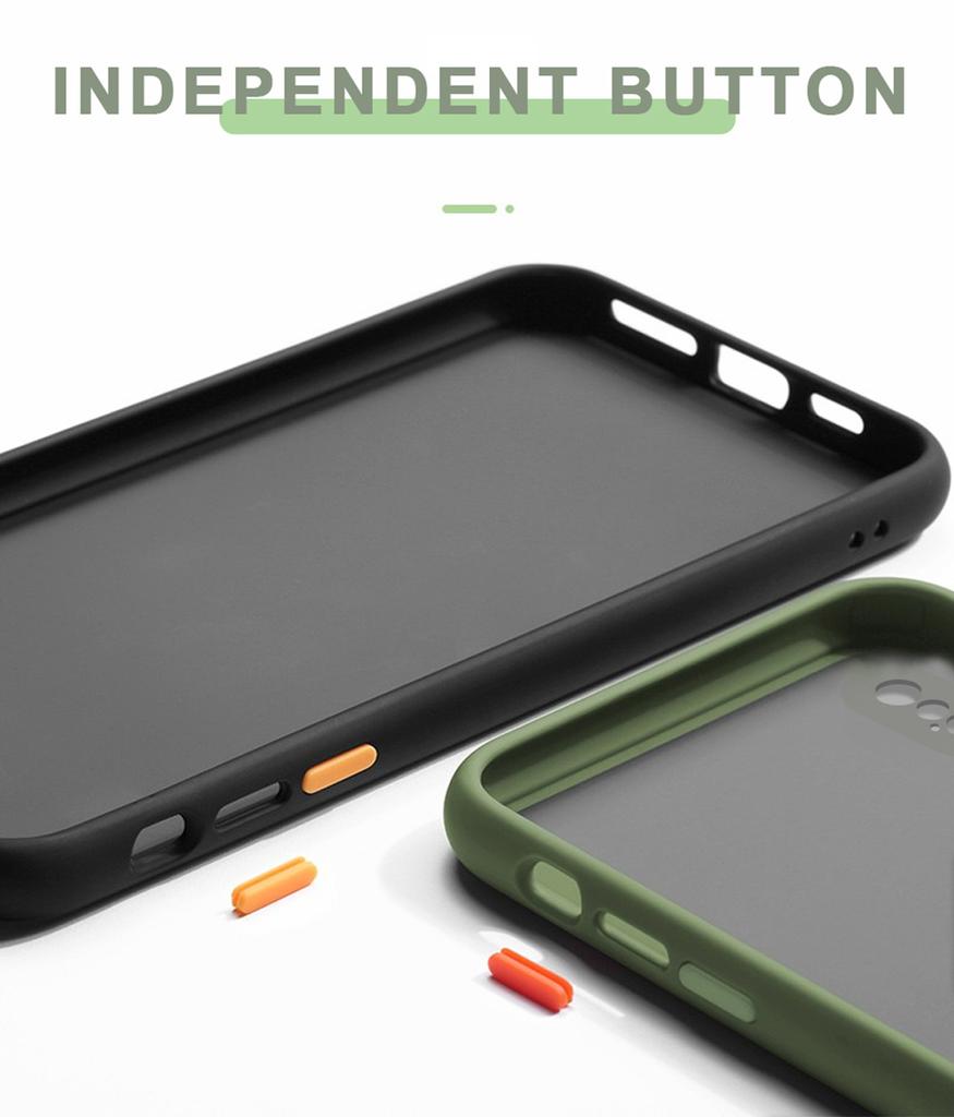 Cartoon Little Monster Phone Case for iPhone 14 13 12 11 Pro Max Samsung Galaxy S20 FE A52 S23 Infinix Slim Matte Back Cover Lens Protection Cases