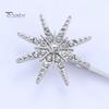Wedding Hairpin 4Pcs/Set Star Shape Bridal Hairpins Shining Rhinestones Hair Clips Clip Decor Fashion Accessories Bangs