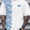 Men's Fashion 3D Printed Men's T-Shirt Round Neck Short Sleeve