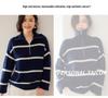 Women's Thickened Cashmere POLO Sweater - Light Luxury, Soft Knit, Loose Fit for Autumn/Winter
