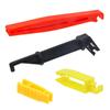 8 Pcs Glass Fuse Puller Tools, Mini Tools for Car Truck Fuses Relacement | 4 Sizes Blade Fuse Puller Insertion Tool, Plastic Fuse Removal Tools for