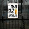 Funny Beer Tin Sign Wall Decor Pub Man Cave Metal Art 8x12 Inches