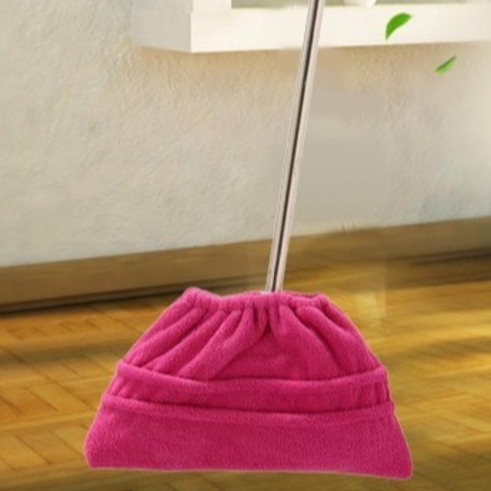 6PCS Coral Velvet Multi Function Broom Cover Eco-Friendly Floor Mop Cover  Bathroom