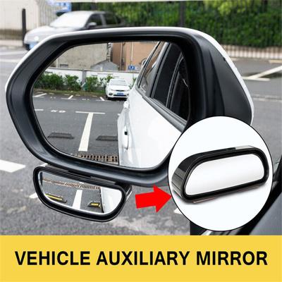 1PC Car Blind Spot Mirror Reverse Parking Wide Angle Convex Rear View Mirror Rearview Auxiliary 360Degree Auto