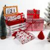 High-Grade Red Hot Stamping Star Christmas Gift Wrapping Paper - DIY Light Luxury