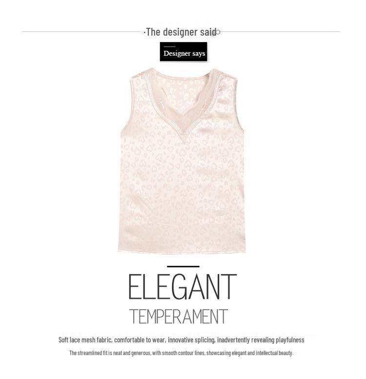 Women's Silk Satin Tank Top - Summer Style