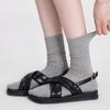 Women's Summer Thin New Solid Color Ballet Breathable Tube Stack Socks