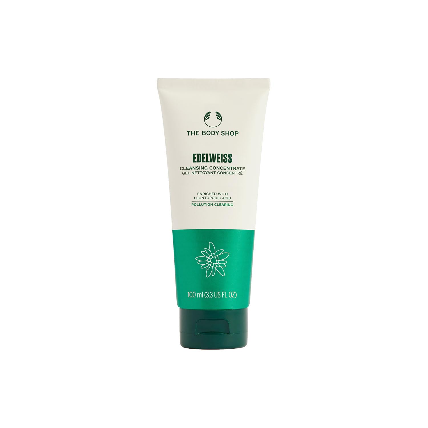 

EDW Очищающее средство 100 мл THE BODY SHOP Очищающее средство для лица Fluttering Skin Moisturizing Мужчины Женщины [Официальный] (Аромат Эдельвейс)