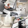 Grey Washing Machine Tube Flexible Draining Hose New Drainpipe