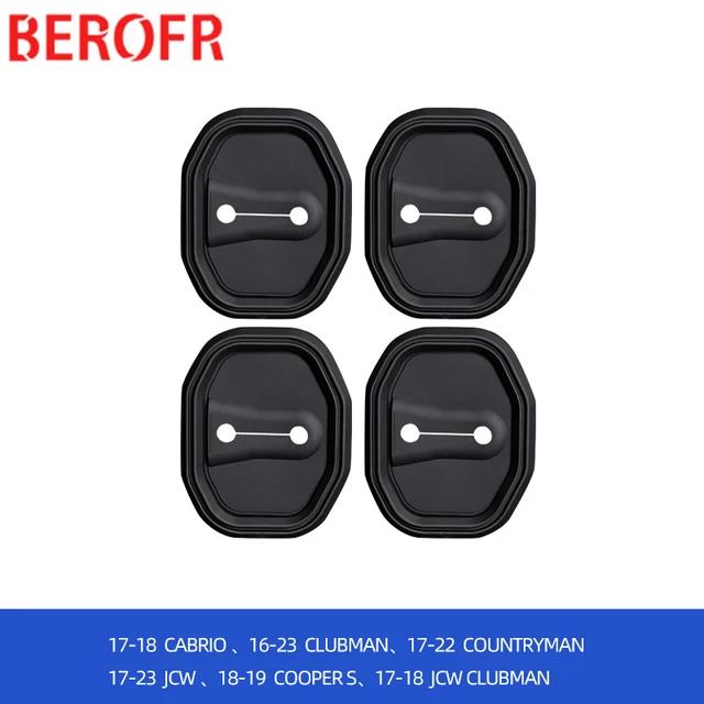 Car Door Lock Buckle Anti-collision Protective Cover For BMW MINI CABRIO CLUBMAN COUNTRYMAN JCW COOPER S 4pcs Absorber Silicone