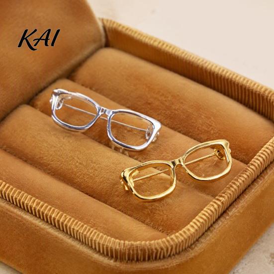 Shirts Accessory Alloy Glasses Brooch for Men Women, Eyeglasses Shape Lapel Suits Decorative Pin, Sweaters Pin