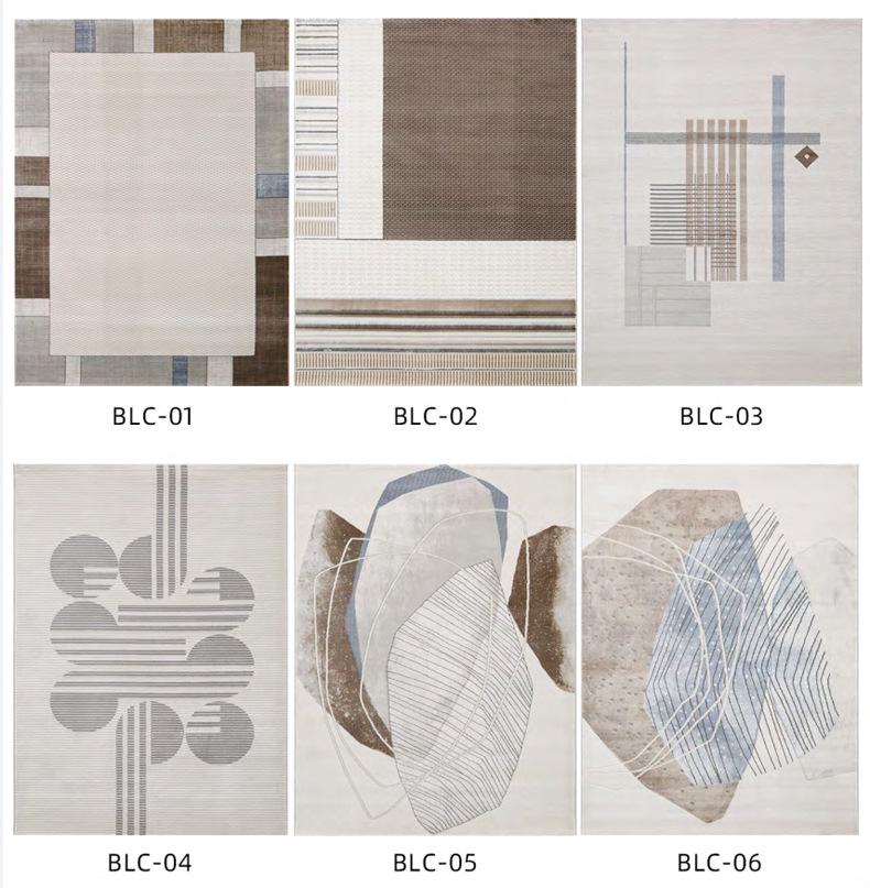 Modern Minimalist Abstract Light Luxury Rug for Living Room, Study, or Bedroom