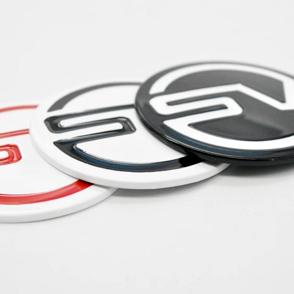 1Pcs Metal SV Car B-pillar Rear Trunk Emblem Badge Decorative Stickers For Range HSE DEF Rover Evoque Velar Discovery