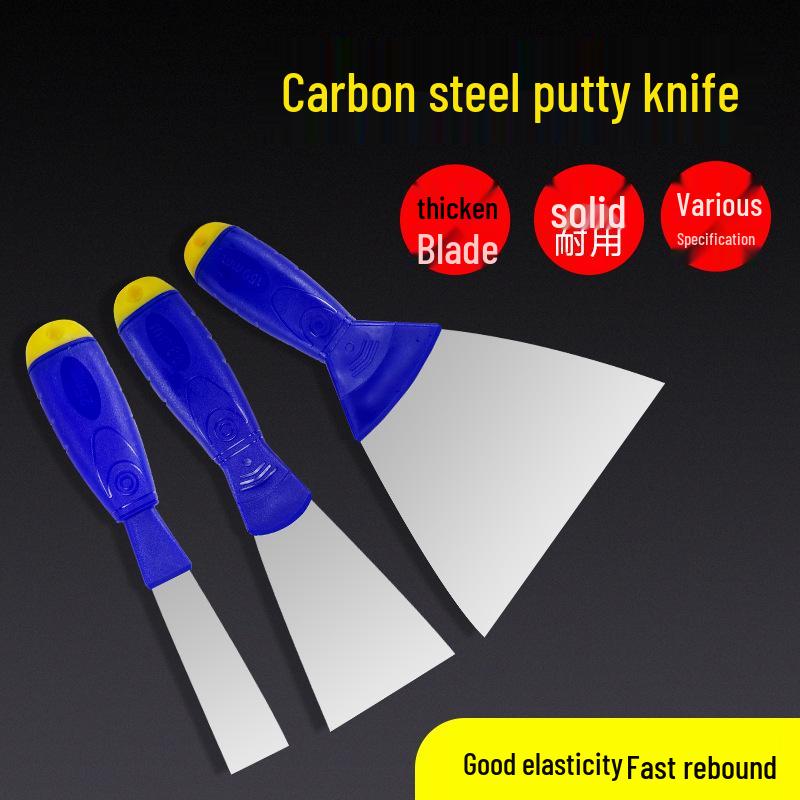 Stainless Steel Anti-Slip Plastering & Putty Knife with Plastic Handle