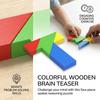 Wooden-T Puzzle Brain Teaser Game For Adults And Students Durable Natural Woods Material