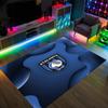Atalanta FC Design Crystal Velvet Carpet Cozy Non?Slip Printed Rug For Bedroom Living Room Entrance
