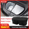 For Model Y Juniper 2025-2020 Model 3 Highland Frunk Cooler Organizer Insulation Cooler Bag Front Trunk Storage Organizers