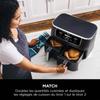 Ninja - Af400eu - Noir Argent - Friteuse Sans Huile Double Tiroir 9,5l - 6 Programmes
