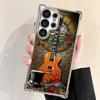 Band G-Guns N R-Roses Plating Phone Case For Samsung Galaxy S24 S25 FE S26 Edge S23 Ultra S22 S21 Plus S20 Anti-Fall Airabag Cov