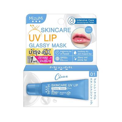 MizuMi Skincare UV Lip Glassy Mask Clear 8 ml.