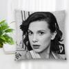 High Quality Millie Bobby Brown Actor Square Pillowcase Zippered Bedroom Home Pillow Cover Case Xcm Xcm